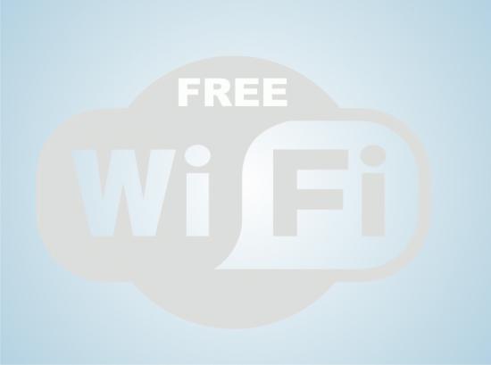 Samolepicí fólie WIFI FREE řezané - mléčné sklo