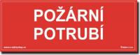 Požární potrubí - Samolepka