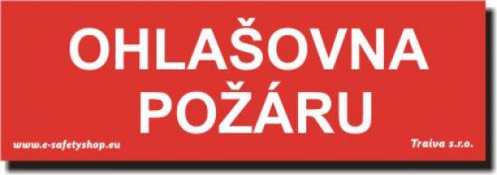 Ohlašovna požáru (doplňkový text) - Plast