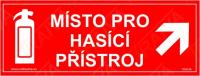 Místo pro hasící přístroj - Plast